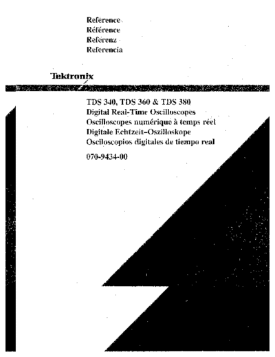 Tektronix TEK TDS 340 252C 360 252C 380 Reference  Tektronix TEK TDS 340_252C 360_252C 380 Reference.pdf