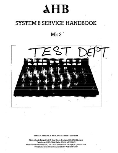 . Various System+8+MK3+Service+Manual  . Various SM scena Allen System+8+MK3+Service+Manual.pdf
