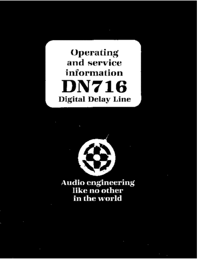 . Various DN716 User Manual  . Various SM scena Klark Teknik DN716 User Manual.pdf