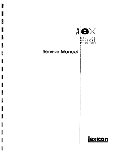 . Various LEXALEXServicemanual  . Various SM scena Lexicon LEXALEXServicemanual.pdf