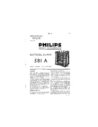 NSF Philips 581A  . Rare and Ancient Equipment NSF Audio H30A Philips_581A.pdf