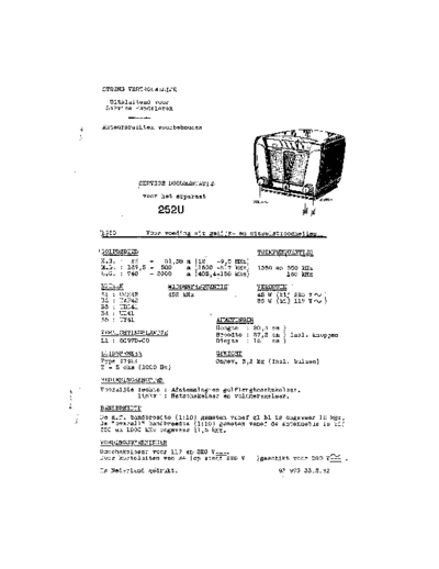 NSF Siera Aristona 252U  . Rare and Ancient Equipment NSF Audio H252U Siera Aristona_252U.pdf