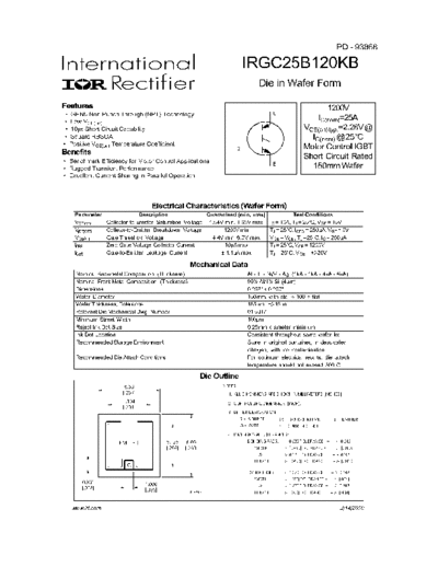 International Rectifier irgc25b120kb  . Electronic Components Datasheets Active components Transistors International Rectifier irgc25b120kb.pdf