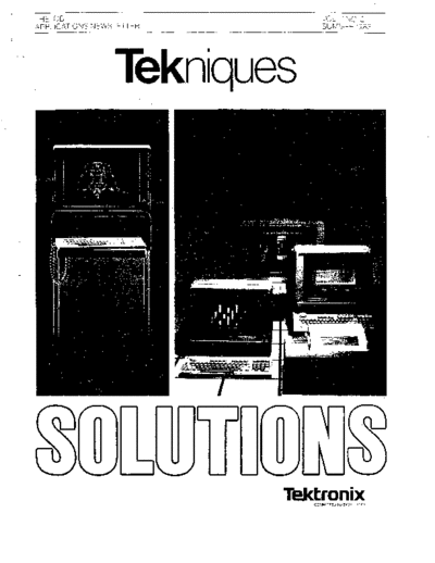 Tektronix Tekniques Vol 7 No 02  Tektronix tekniques vol7 Tekniques_Vol_7_No_02.pdf