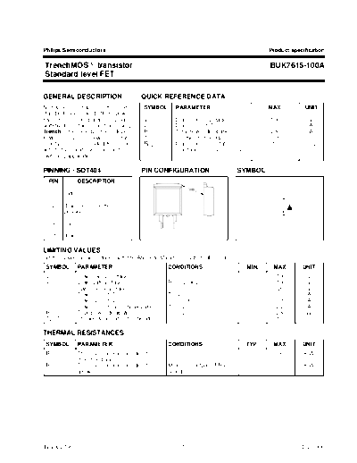 Philips buk7615-100a 1  . Electronic Components Datasheets Active components Transistors Philips buk7615-100a_1.pdf