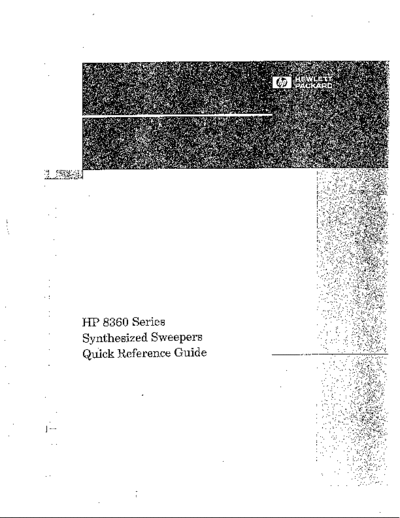 Agilent HP 8360 Series Quick Reference Guide  Agilent HP 8360 Series Quick Reference Guide.pdf