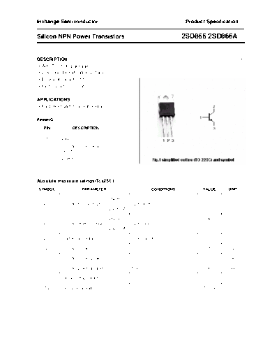 Inchange Semiconductor 2sd866 2sd866a  . Electronic Components Datasheets Active components Transistors Inchange Semiconductor 2sd866_2sd866a.pdf