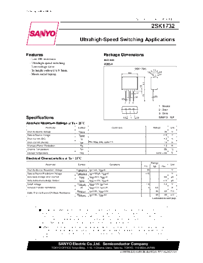 2 22sk1732  . Electronic Components Datasheets Various datasheets 2 22sk1732.pdf