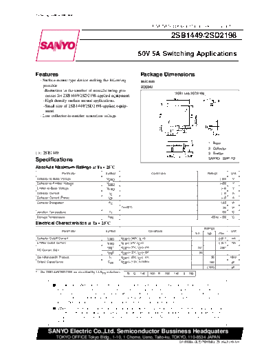 2 22sd2198  . Electronic Components Datasheets Various datasheets 2 22sd2198.pdf