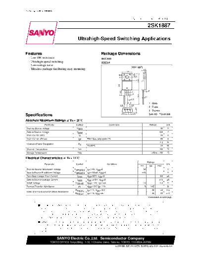 2 22sk1887  . Electronic Components Datasheets Various datasheets 2 22sk1887.pdf