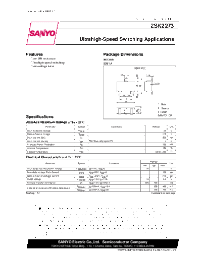 2 22sk2273  . Electronic Components Datasheets Various datasheets 2 22sk2273.pdf