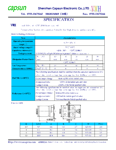 Capsun 2009115193753229  . Electronic Components Datasheets Passive components capacitors CDD C Capsun 2009115193753229.pdf