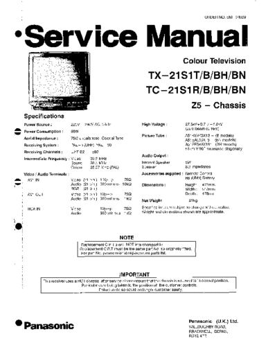 panasonic tx-21s1  z-5  panasonic TV tx-21s1__z-5.pdf