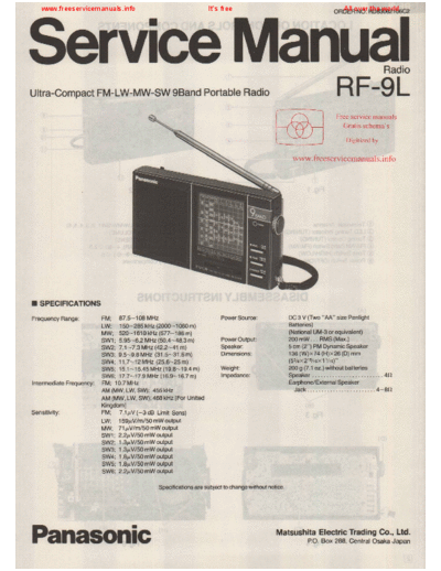 panasonic rf-9l  panasonic Audio RF-9L rf-9l.pdf
