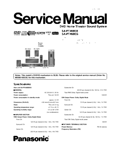 panasonic hfe panasonic sa-pt460 service en  panasonic Audio SA-PT460 hfe_panasonic_sa-pt460_service_en.pdf