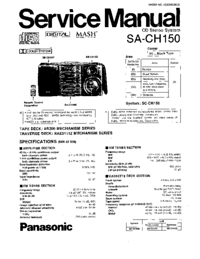 panasonic hfe panasonic sa-ch150 service en  panasonic Audio SC-CH150 hfe_panasonic_sa-ch150_service_en.pdf
