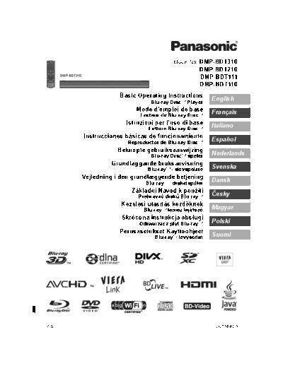 panasonic vqt3b62  panasonic Blue Ray DMP-BDT111 vqt3b62.pdf