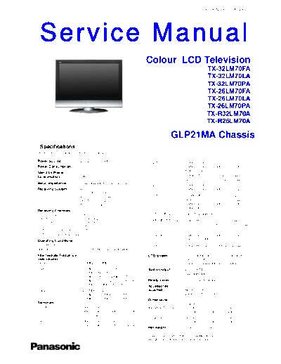 panasonic tx-32lm70 chassis glp21ma (1)  panasonic LCD TX-32LM70LA tx-32lm70_chassis_glp21ma (1).pdf