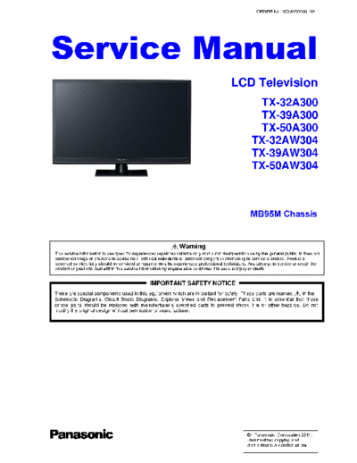 panasonic MQM1505001V8  panasonic LCD TX-39AW304 MQM1505001V8.pdf
