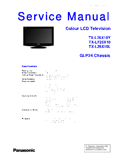 panasonic PCZ0904047CE  panasonic LCD TX-L26X10L PCZ0904047CE.pdf