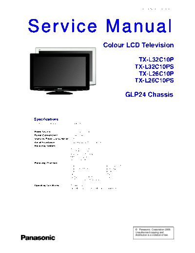 panasonic PCZ0905093CE  panasonic LCD TX-L32C10P PCZ0905093CE.pdf