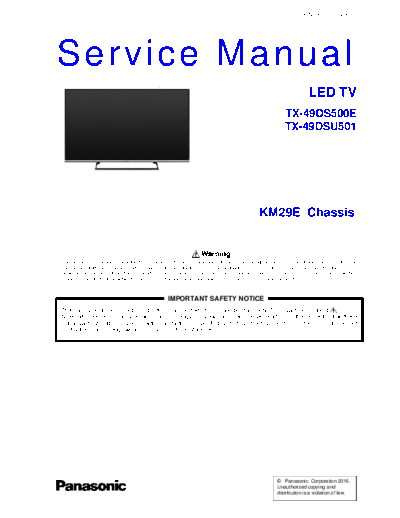 panasonic PCZ1602029CE  panasonic LED TX-49DS500E PCZ1602029CE.pdf