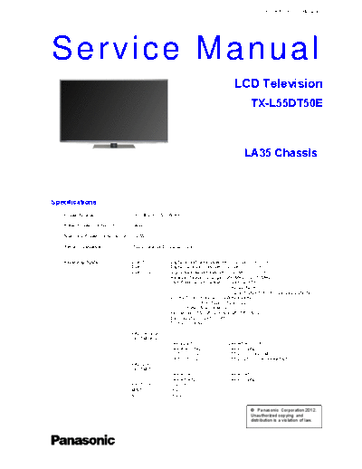 panasonic PCZ1204079CE  panasonic LED TX-L55DT50E PCZ1204079CE.pdf