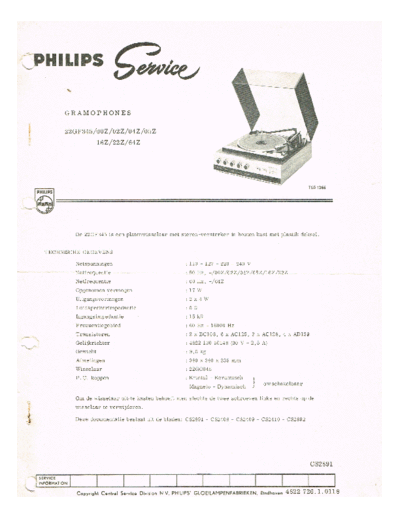 Philips Philips 22GF345  Philips Audio 22GF345 Philips 22GF345.pdf