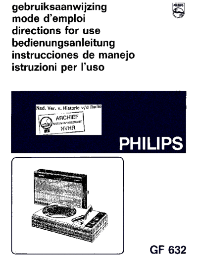 Philips 22GF632 usr  Philips Audio 22GF632 Philips_22GF632_usr.pdf