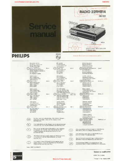 Philips 22rh814  Philips Audio 22RH814 22rh814.pdf