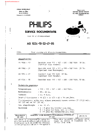 Philips AG1024  Philips Audio AG1024 AG1024.pdf