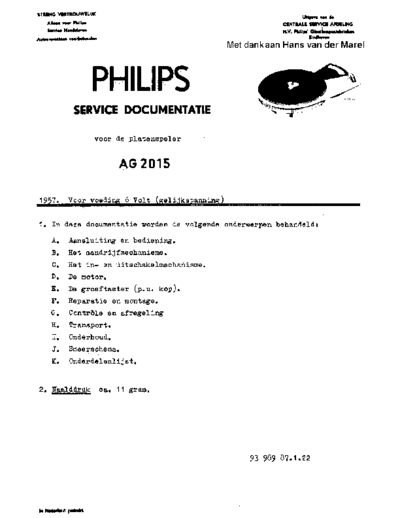 Philips AG2015  Philips Audio AG2015 Philips_AG2015.pdf