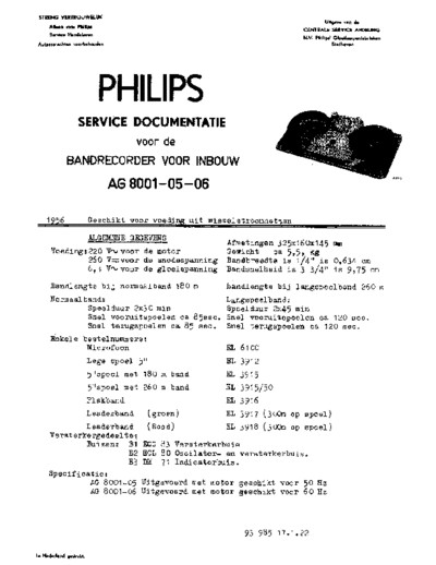 Philips Philips AG8001  Philips Audio AG8001 Philips_AG8001.pdf