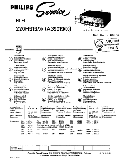 Philips 22GH919  Philips Audio AG9019 Philips_22GH919.pdf