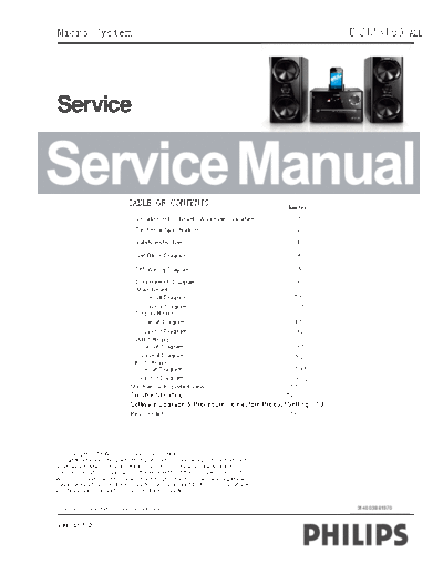 Philips service  Philips Audio DCM3160 service.pdf