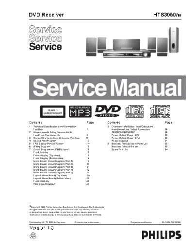 Philips HTS3050 SB-EX-KL-SI 4677841473  Philips Audio HTS3050 HTS3050_SB-EX-KL-SI_4677841473.pdf