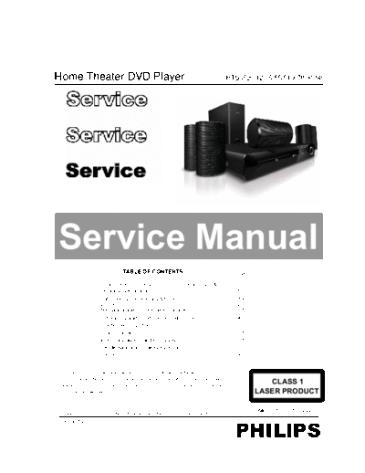 Philips service  Philips Audio HTS3520 service.pdf