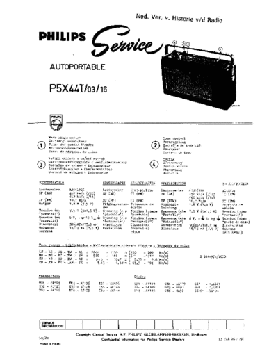 Philips p5x 44 t  Philips Audio P5X44T p5x 44 t.pdf