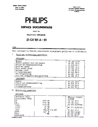 Philips 21CX101a  Philips TV 21CX101A 21CX101a.pdf