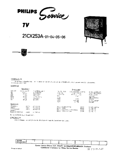 Philips 21CX253A  Philips TV 21CX253A 21CX253A.pdf