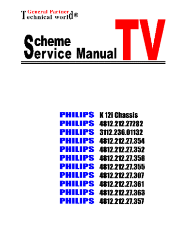 Philips chassis k12i  Philips TV K12i chassis chassis_k12i.pdf