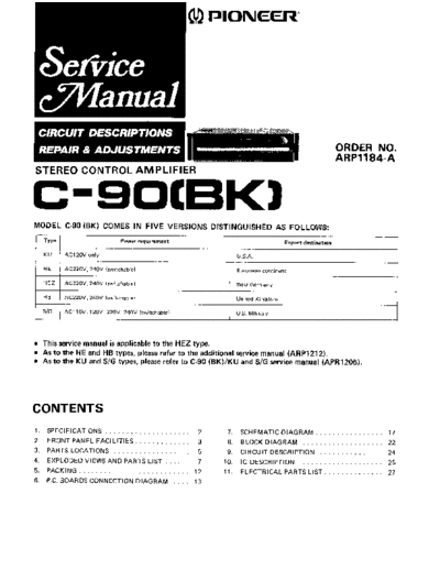 Pioneer pioneer c-90 bk sm  Pioneer Audio C-90BK pioneer_c-90_bk_sm.pdf