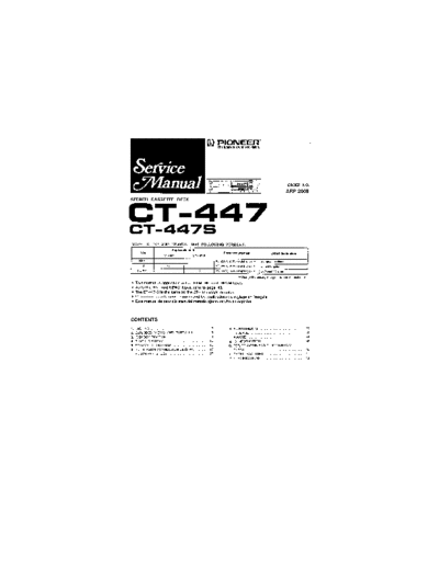 Pioneer hfe   ct-447 service  Pioneer Audio CT-447 hfe_pioneer_ct-447_service.pdf