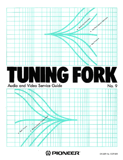 Pioneer hfe pioneer tuning fork no9  Pioneer Audio Tuning Fork Service Guide hfe_pioneer_tuning_fork_no9.pdf