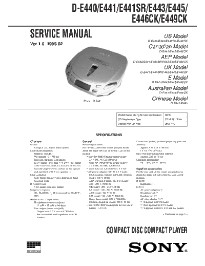 panasonic D-E440 X  panasonic Fax KXFM90PDW Viewing SGML_VIEW_DATA EU KX-FM90PD-W SVC Audio D-E440_X.pdf