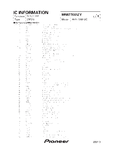 Pioneer MN677061ZY  Pioneer DVD pioneer cd IC_pdf MN677061ZY.pdf