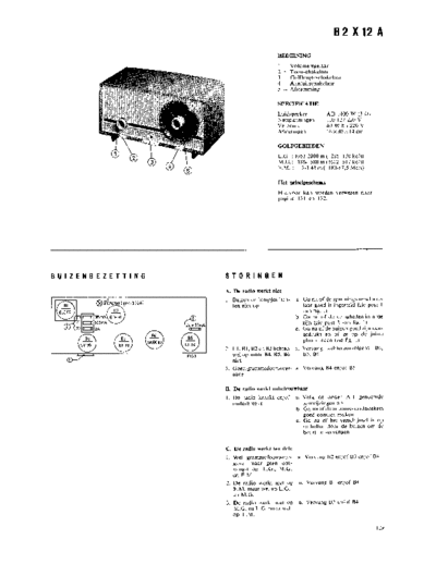 Philips b2x12a  Philips Historische Radios b2x12a.pdf