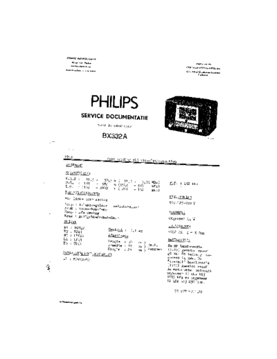 Philips BX332A  Philips Historische Radios BX332A BX332A.pdf