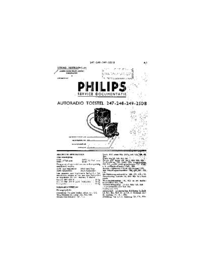 Philips 247B  Philips Historische Radios 250B Philips_247B.pdf