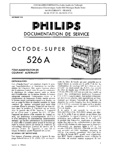 Philips 526 a  Philips Historische Radios 526A 526 a.pdf